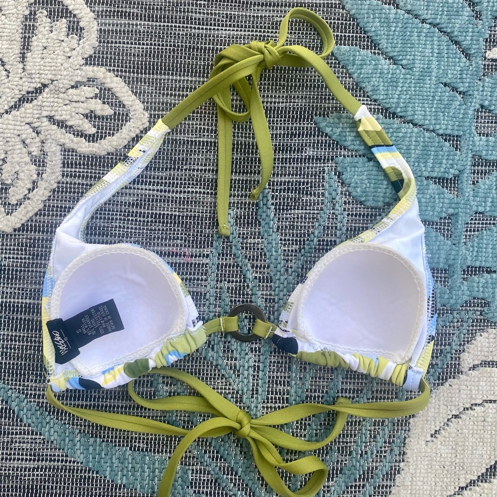 🌟3/$10! Mossimo Colorblock Triangle Cut Halter Style BikiniTop - Picture 8 of 12